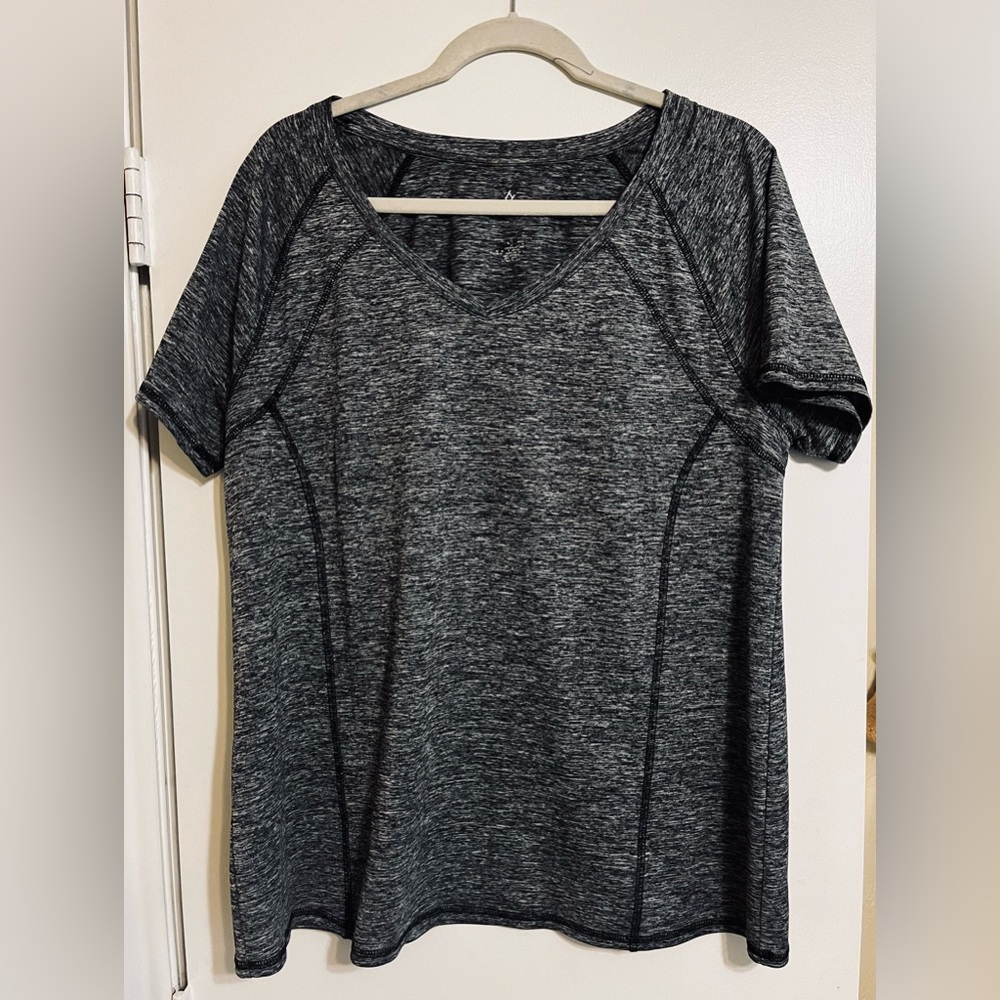 Lane Bryant Charcoal Short Sleeve Tee